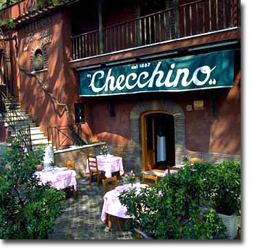 Entrée du restaurant Checchino dal 1887